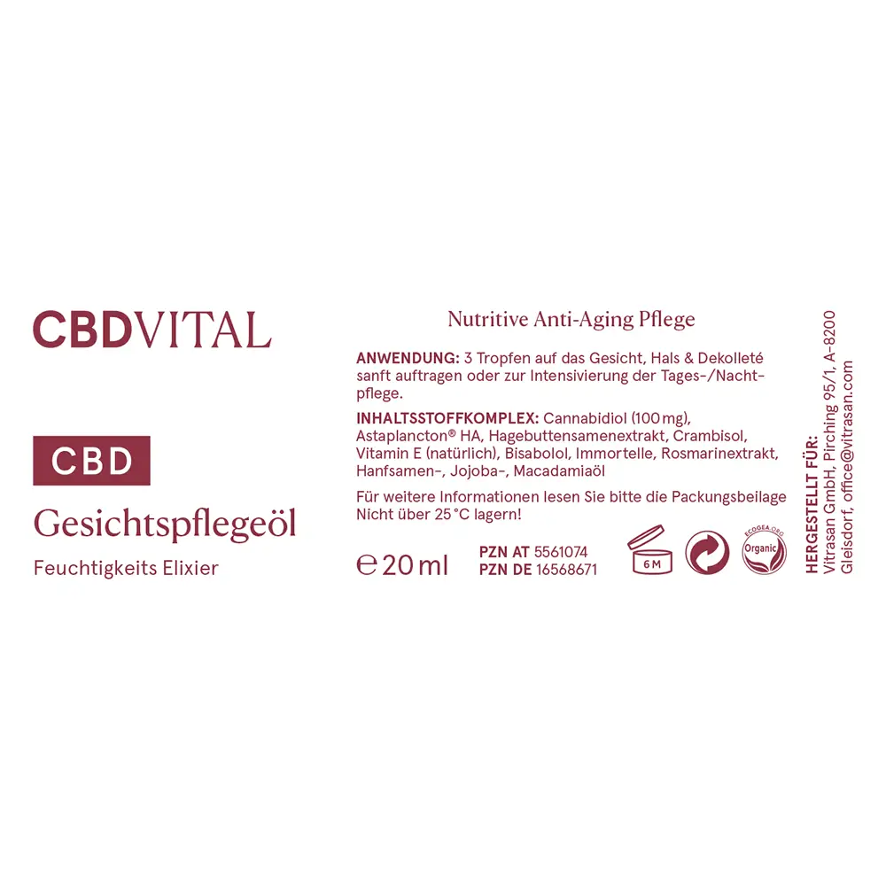 CBD Gesichtspflegeöl PREMIUM