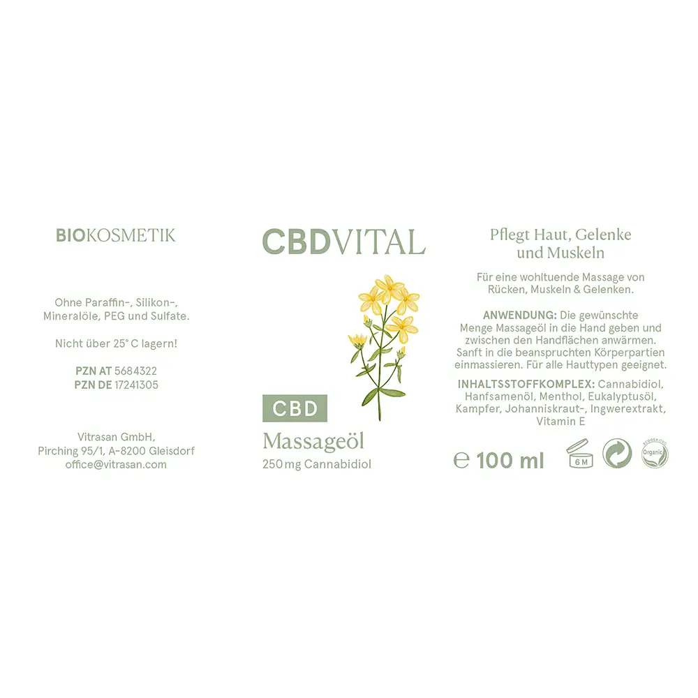 CBD Massageöl