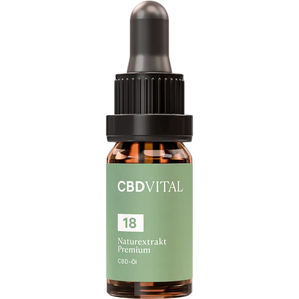 CBD Naturextrakt PREMIUM Öl 18%