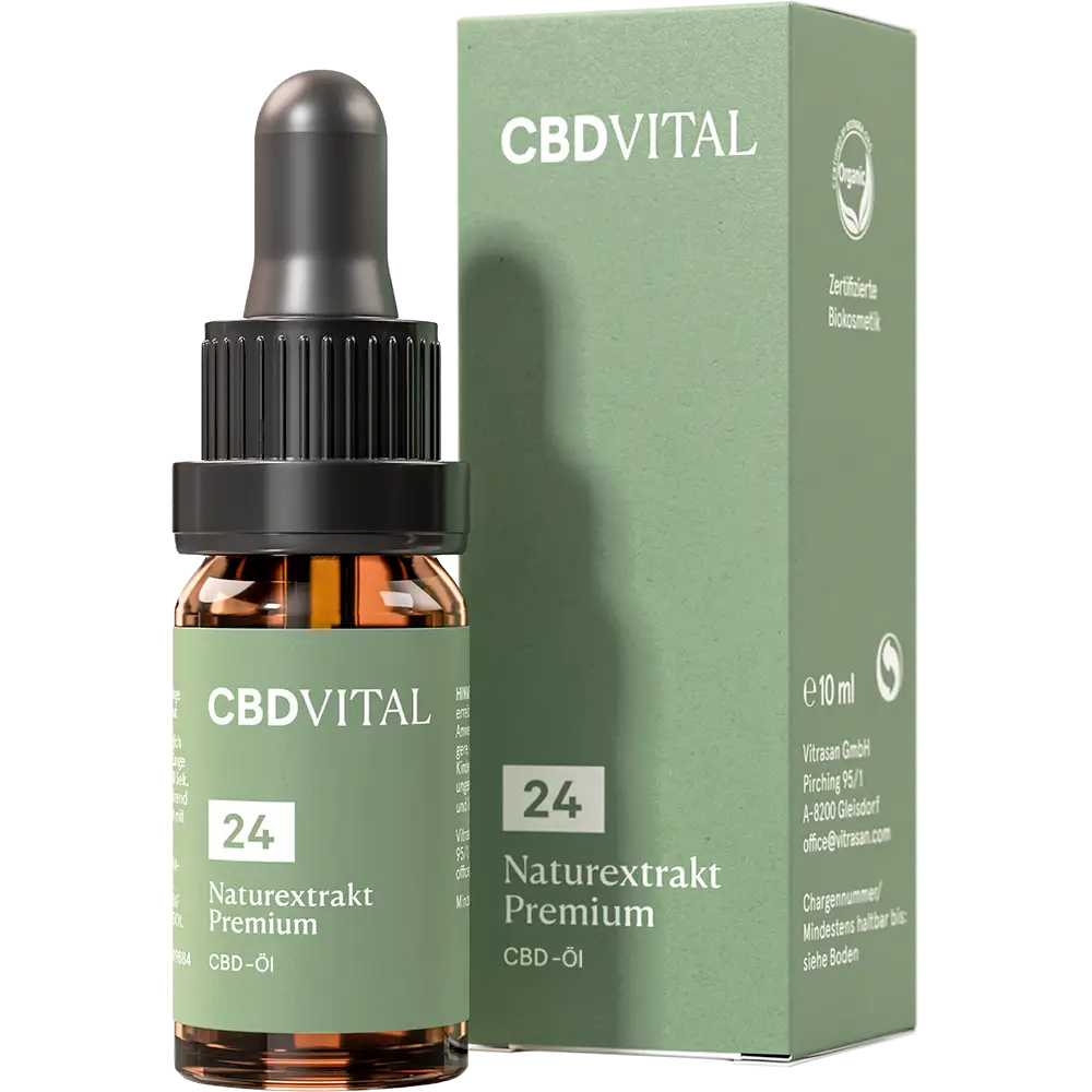CBD Naturextrakt PREMIUM Öl 24%