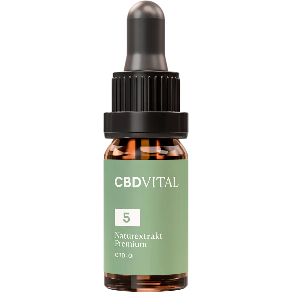 CBD Naturextrakt PREMIUM Öl 5%