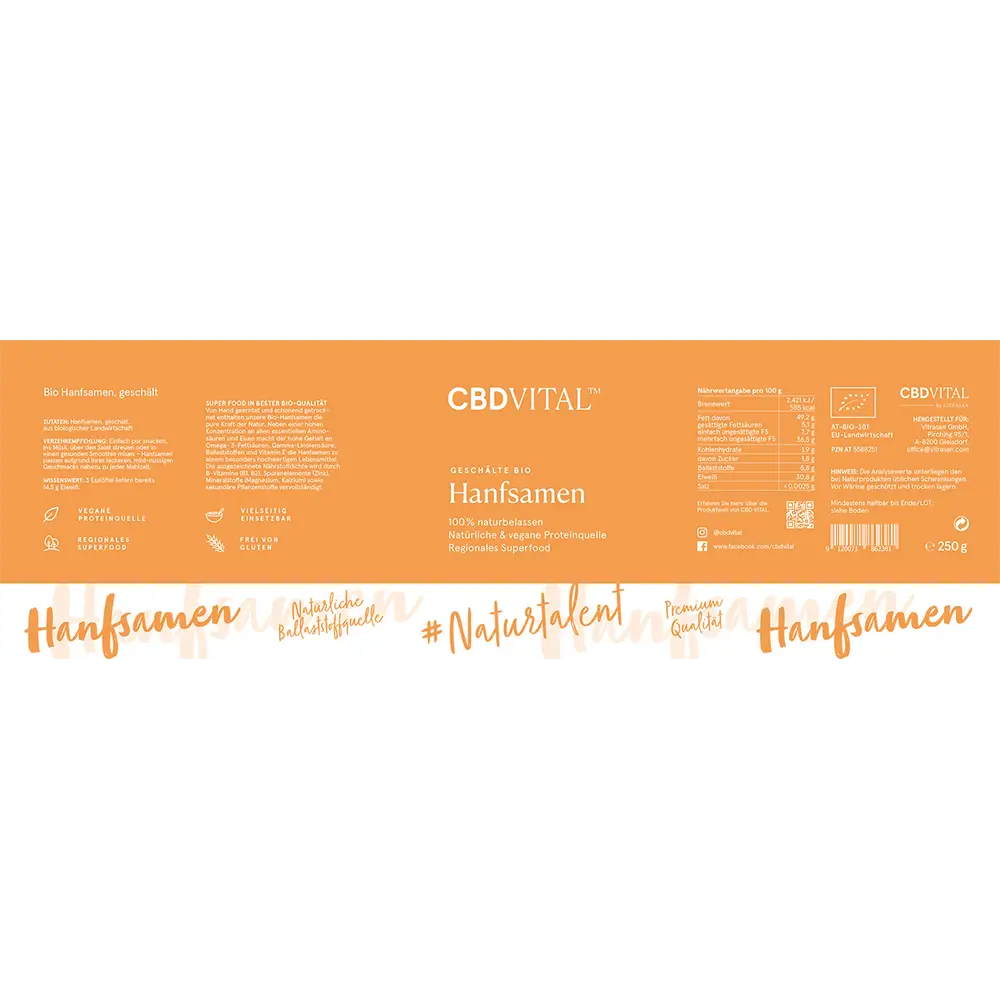 Bio Hanfsamen Super Food